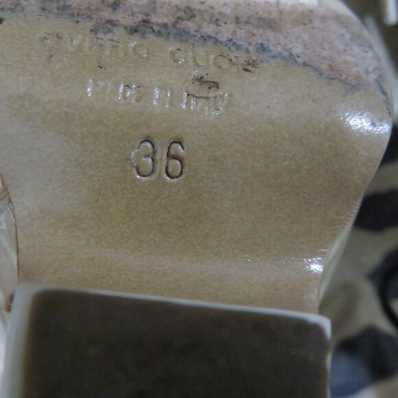 Nicholas Kirkwood Tan Nude Italian Leather & Floral Velvet Lace Platform Wedge 6 - Picture 16 of 16